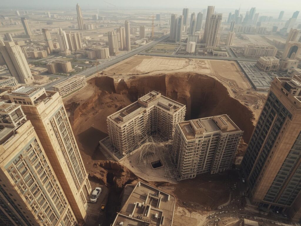 معالجة هبوط التربة أسفل المباني في الرياض